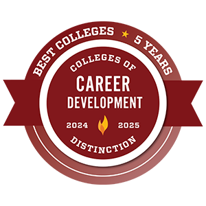 Best Colleges 5 Years Colleges of Distinction Career Development 2024-2025