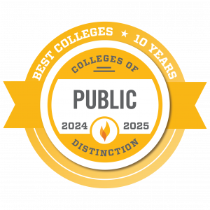 2024 Through 2025 Best Colleges in 10 Years College of Public Distinction