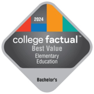 2024 College Factual Best Value for Bachelor's in Elementary Education